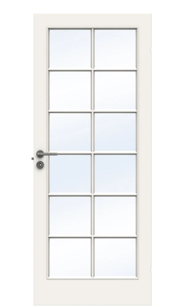 DØR COMPACT SP12 8X20 HVIT FASETTGL v:1163093