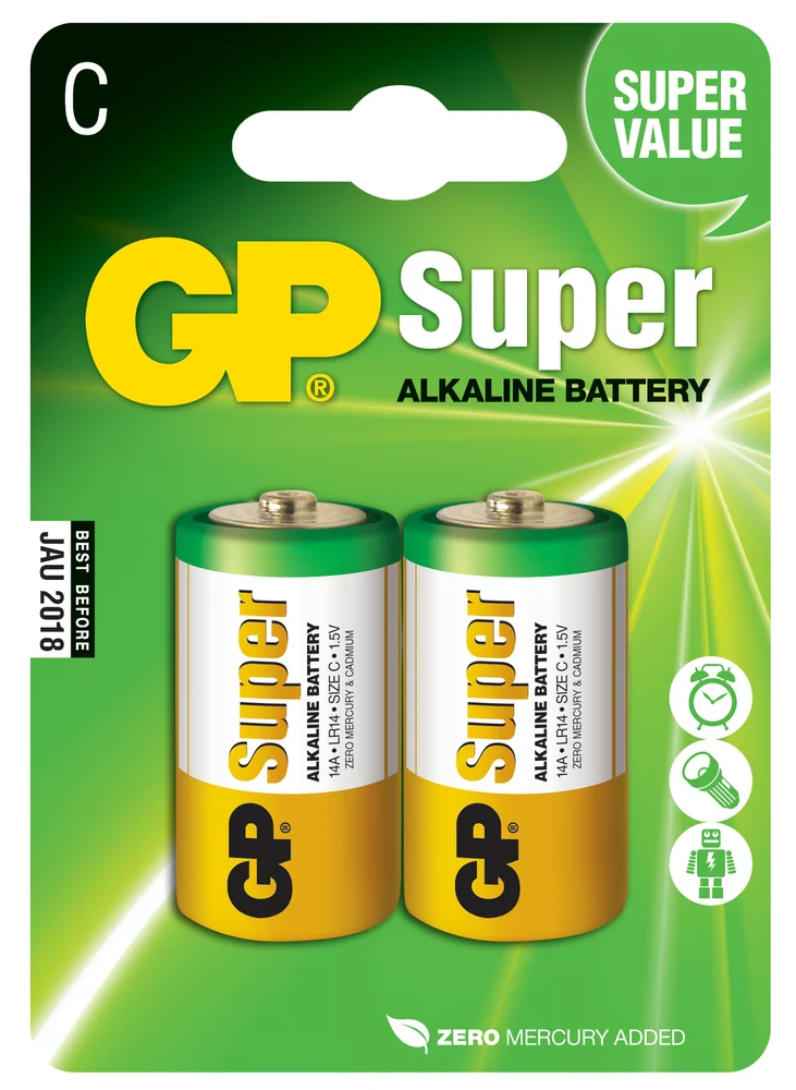 BATTERI ALKALISK LR14/C 2-PAKK v:4516317 BATTERI ALKALISK LR14/C 2-PAKK v:4516317
