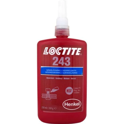 243 Loctite Gjengelåsingslim 2460077 243 Loctite Gjengelåsingslim 2460077