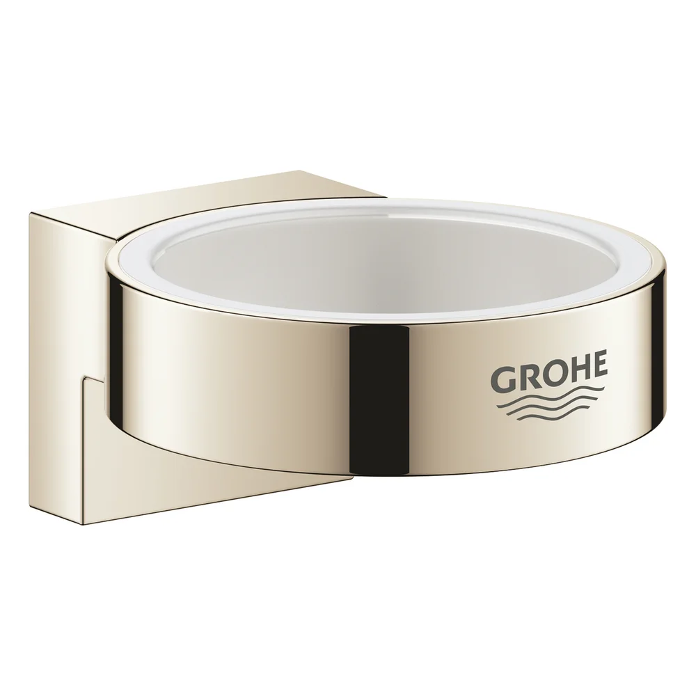 GROHE SELECTION HOLDER FOR GLASS/SÅPEDISPENSER POLERT NIKKEL v:4625242 GROHE SELECTION HOLDER FOR GLASS/SÅPEDISPENSER POLERT NIKKEL v:4625242