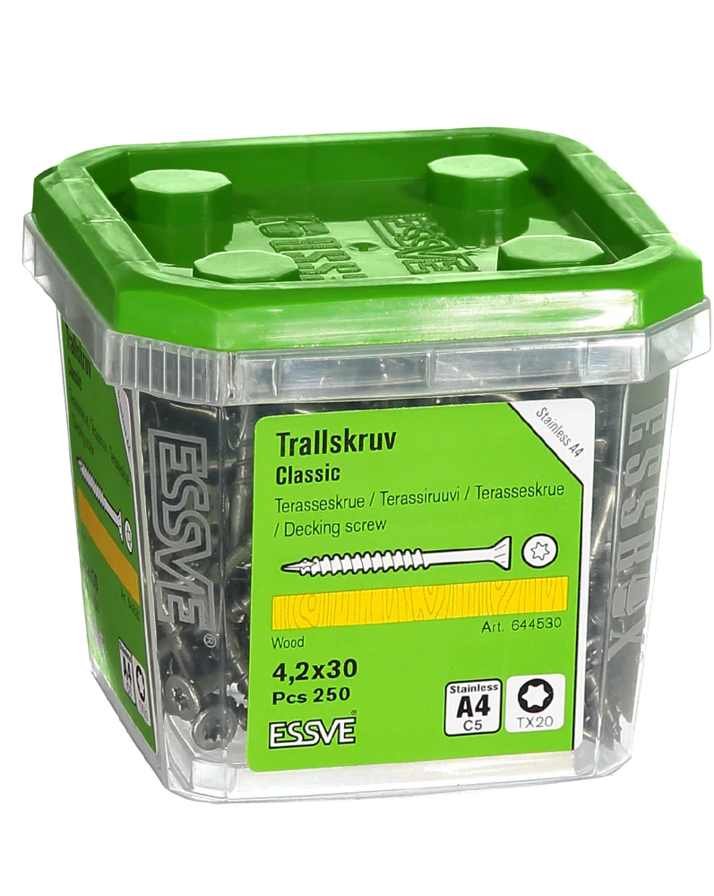 Terrasseskr classic 4,2×30 a4 a4-250 a4 syrefast stål v:6652102