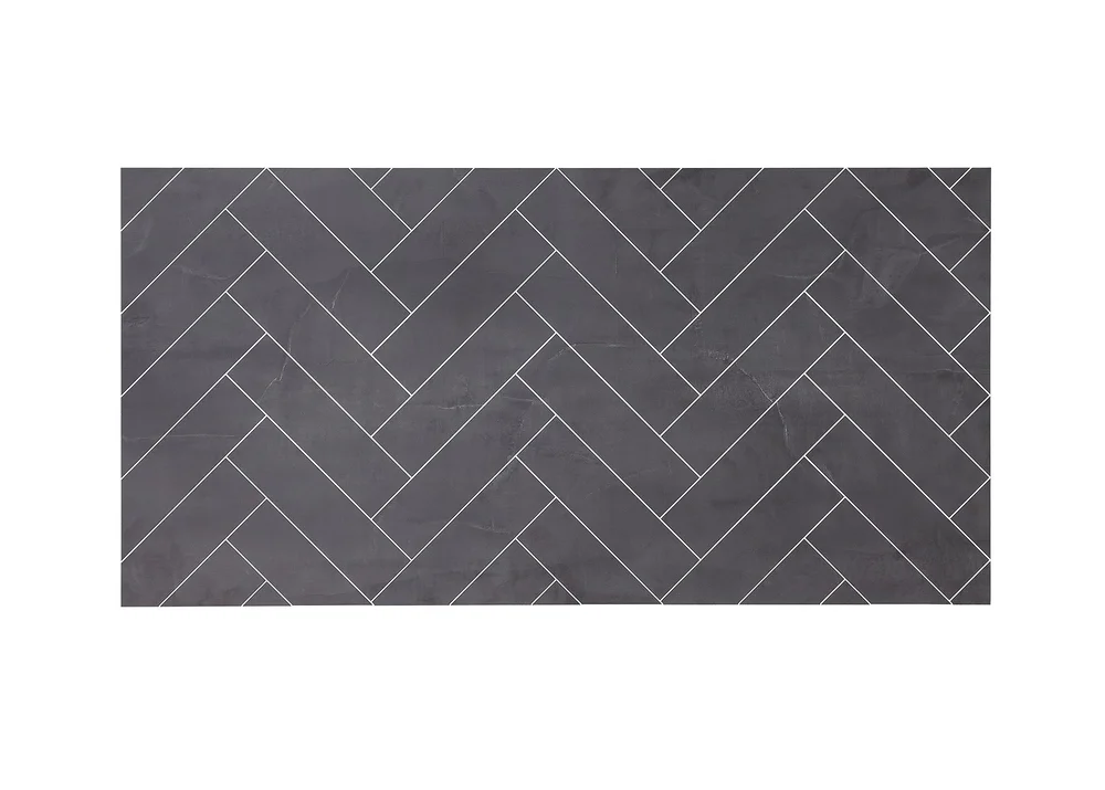Kjøkkenplate Kitchen Wall Sort Kalk Fiskebein v:3308409