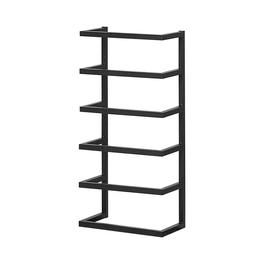 Håndklehylle carre svart for veggmontering 24x12x48cm v:2208872 Håndklehylle carre svart for veggmontering 24x12x48cm v:2208872
