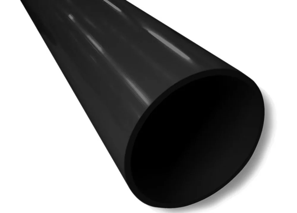 Nedløpsrør 75 mmx3 m sort – slitesterk PVC for takrenner v:8107582 Nedløpsrør 75 mmx3 m sort – slitesterk PVC for takrenner v:8107582
