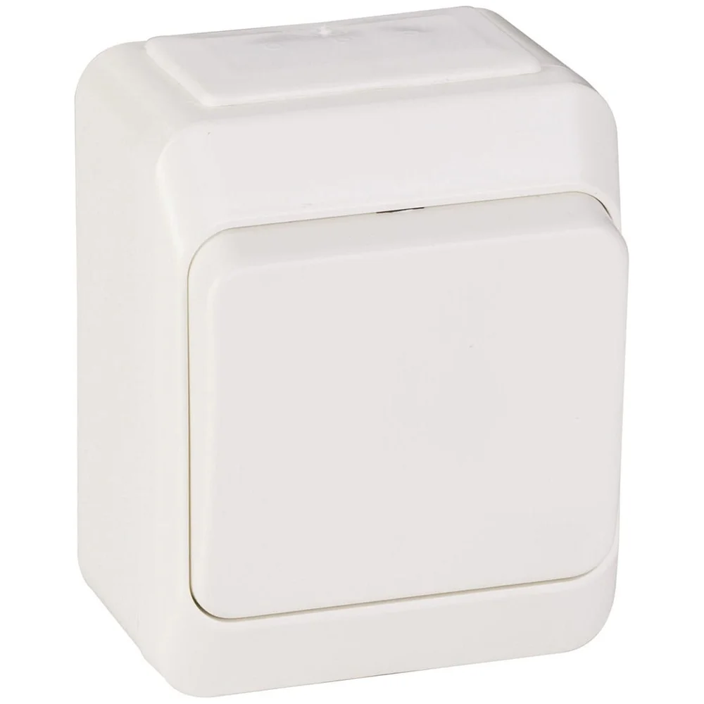 Schneider Electric Vippbryter, Aqua-Stark, 1-polet, 16A, IP44, polarhvitt v:2914977