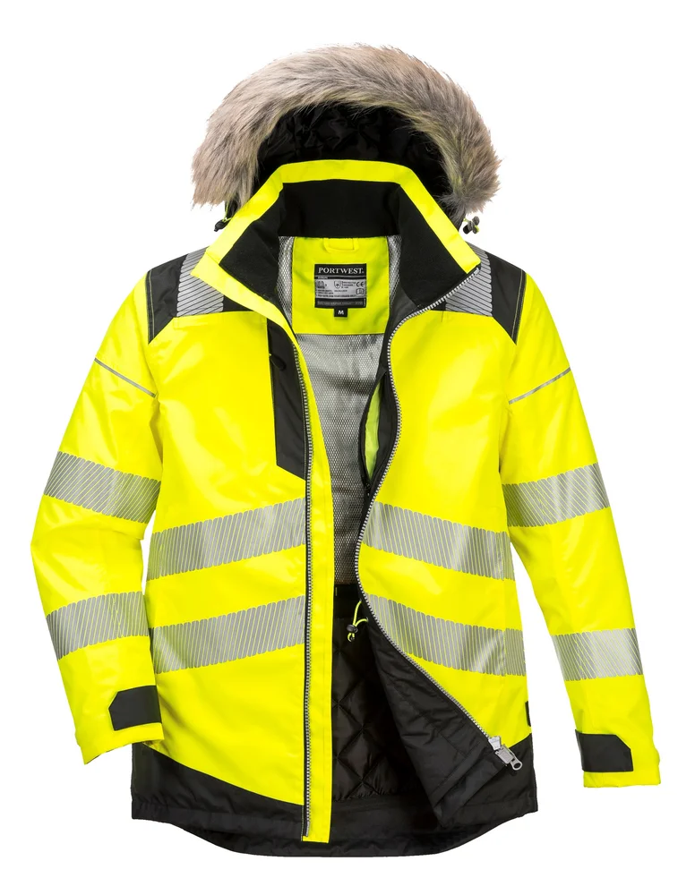 JAKKE PARKA PW3 HI-VIS GUL/S-4XL v:1448270 JAKKE PARKA PW3 HI-VIS GUL/S-4XL v:1448270