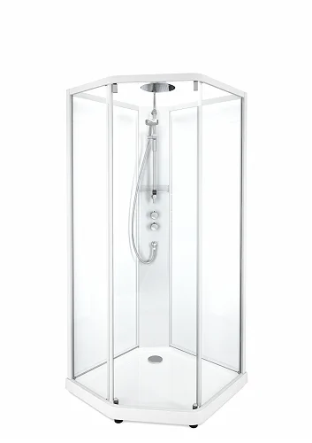 Showerama dusjkar 10-15 pentagonal 90x90 v:5403658