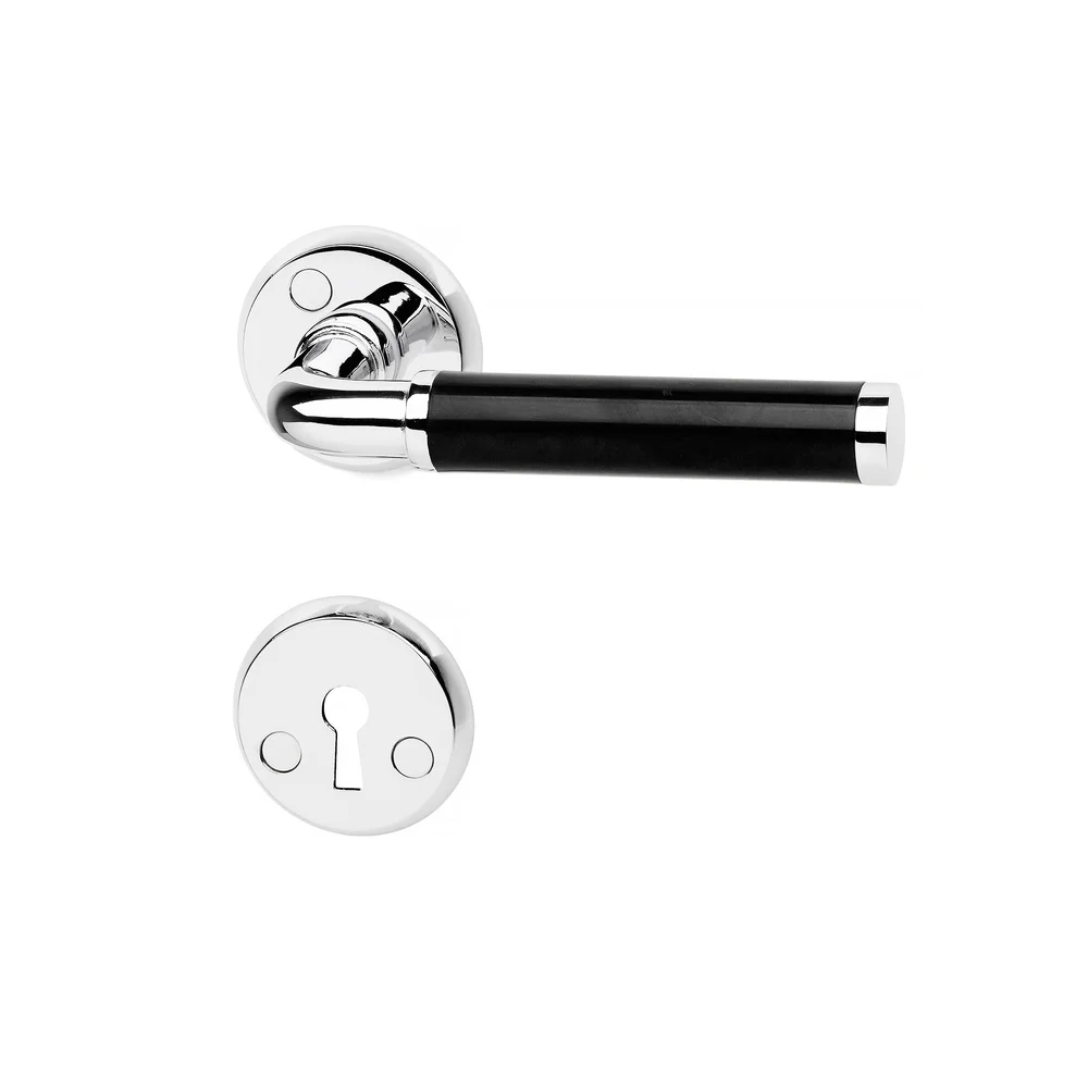 Habo Dørhåndtak A383-2991, sort/krom v:9810666