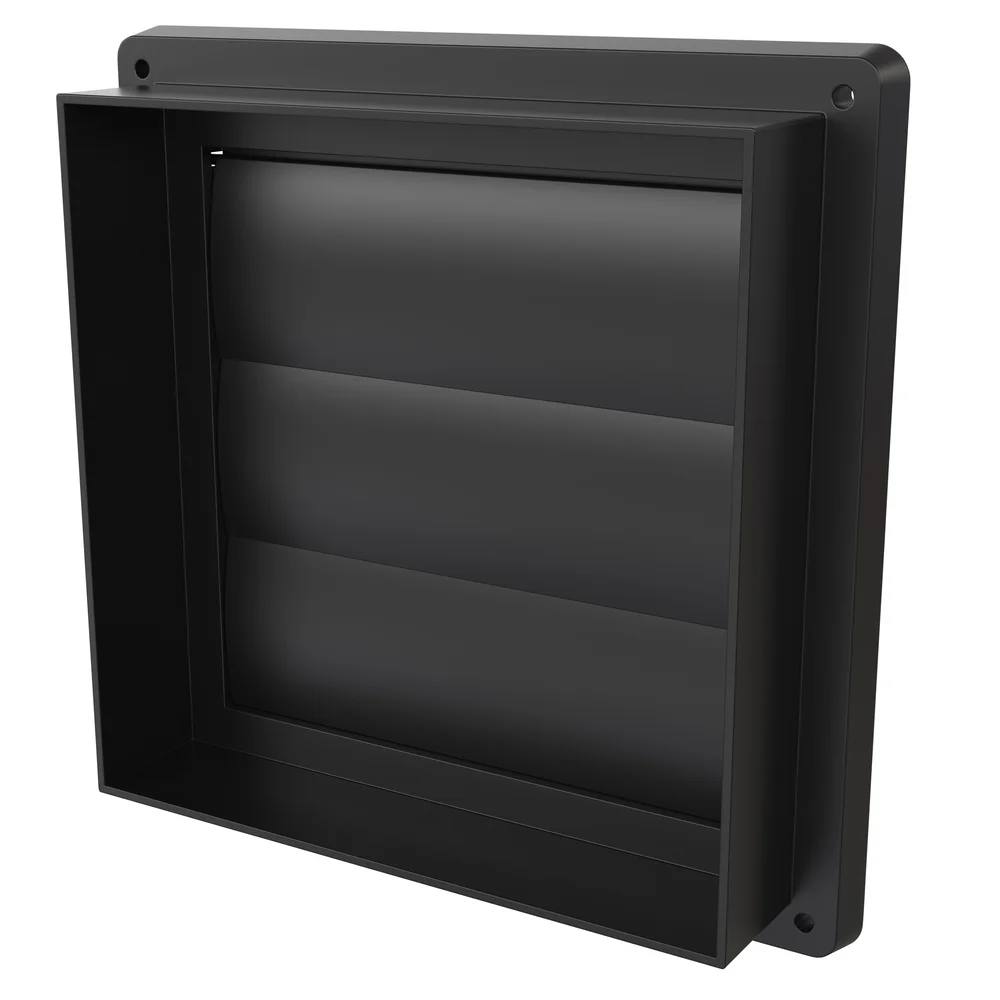 FLEXIT LAMELLVENTIL 180X180MM SORT v:8223537 FLEXIT LAMELLVENTIL 180X180MM SORT v:8223537