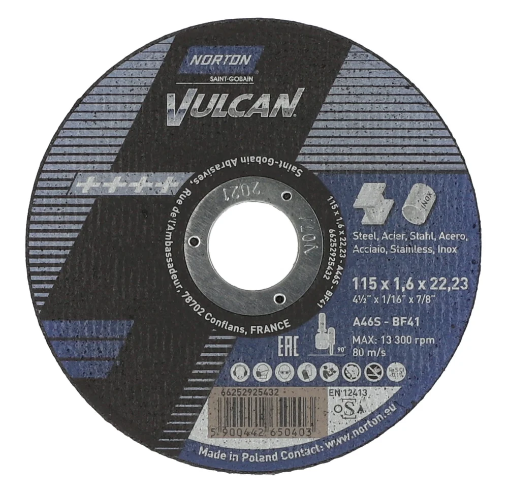 KAPPESKIVE STÅL/METALL VULCAN v:7240164 KAPPESKIVE STÅL/METALL VULCAN v:7240164