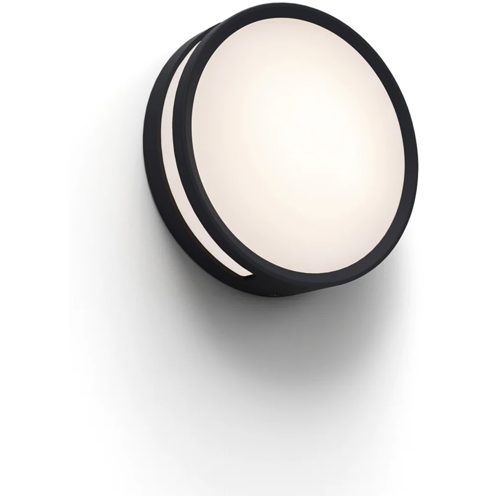 LUTEC ARCHITECTURAL ROLA VEGGHENGT LAMPE MATT SORT v:6821808