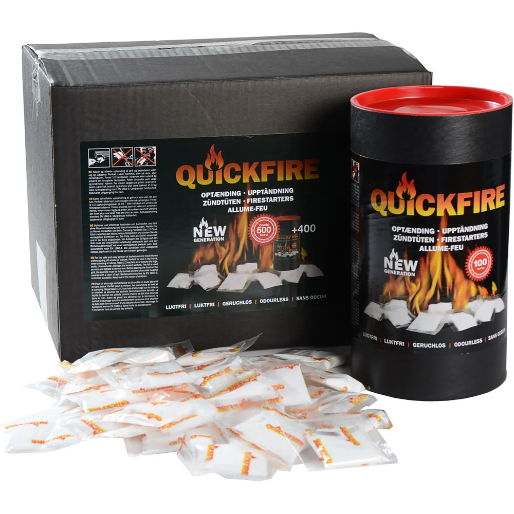 QUICKFIRE PEISTØNNE 500 TENNPOSER v:4336109