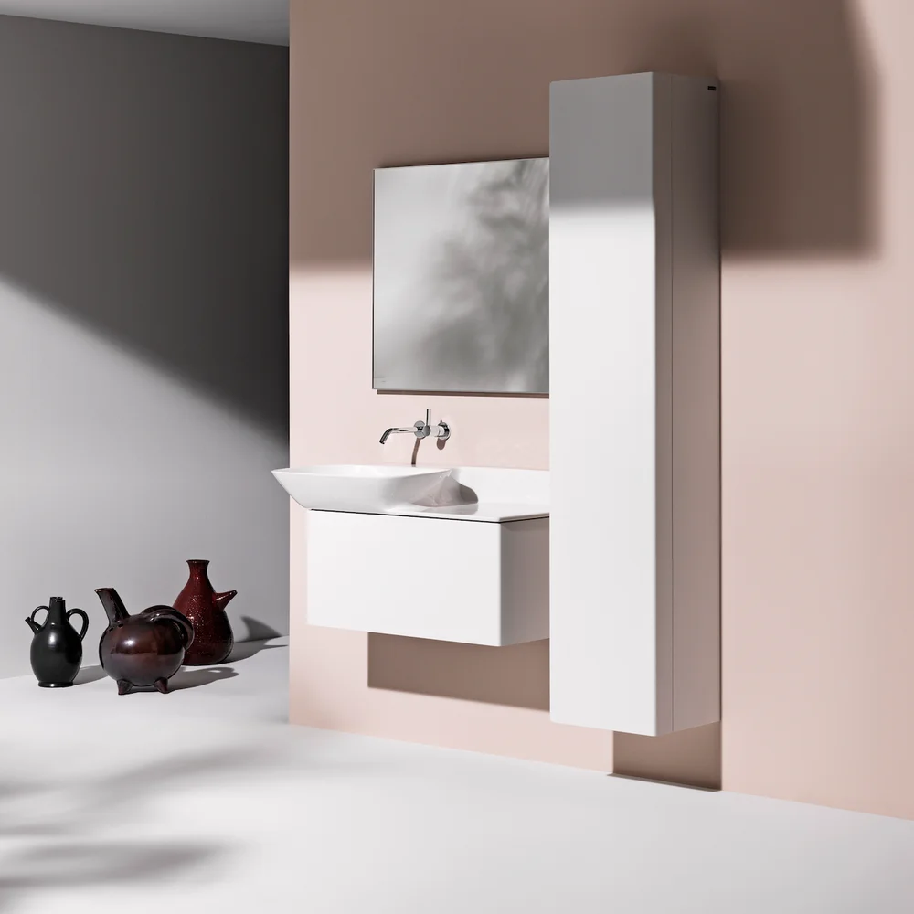 LAUFEN KARTELL HØYSKAP 130 CM HØYRE HVIT MATT v:6148157 LAUFEN KARTELL HØYSKAP 130 CM HØYRE HVIT MATT v:6148157