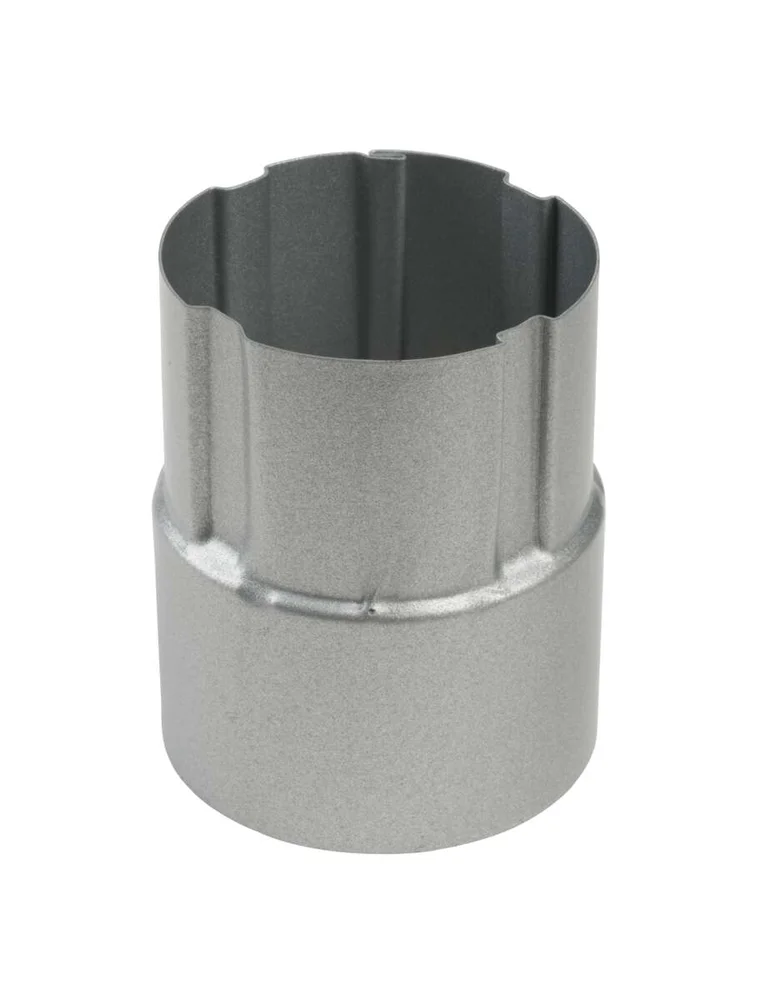 Nedløpsrørskjøt stål 75mm silver v:6545965