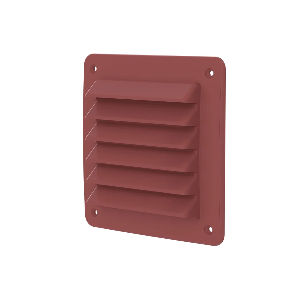 Klimatfabriken Ytterveggsgitter rød, 150 mm v:4507634 Klimatfabriken Ytterveggsgitter rød, 150 mm v:4507634