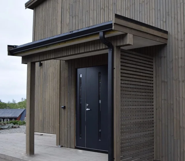Ytterdør 100×200 Forus 05 hvit venstre v:8181626