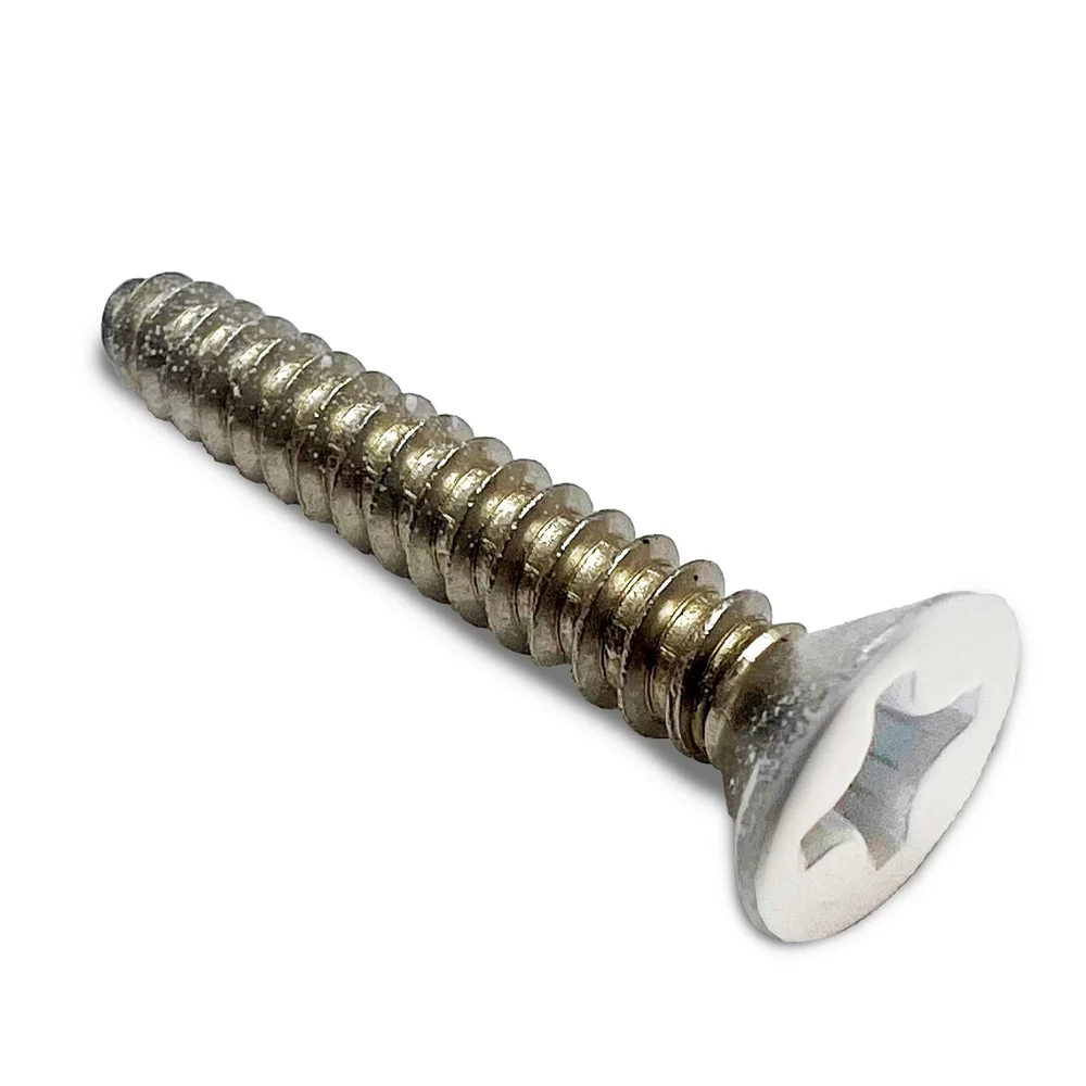 Habo Skrue hvit, 5,5x40 mm v:5058494