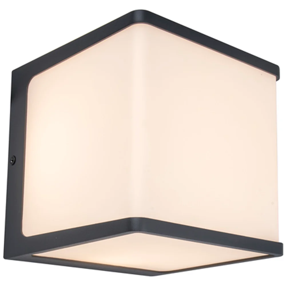 LUTEC ARCHITECTURAL DOBLO VEGGHENGT LAMPE KULL GRÅ v:4032493