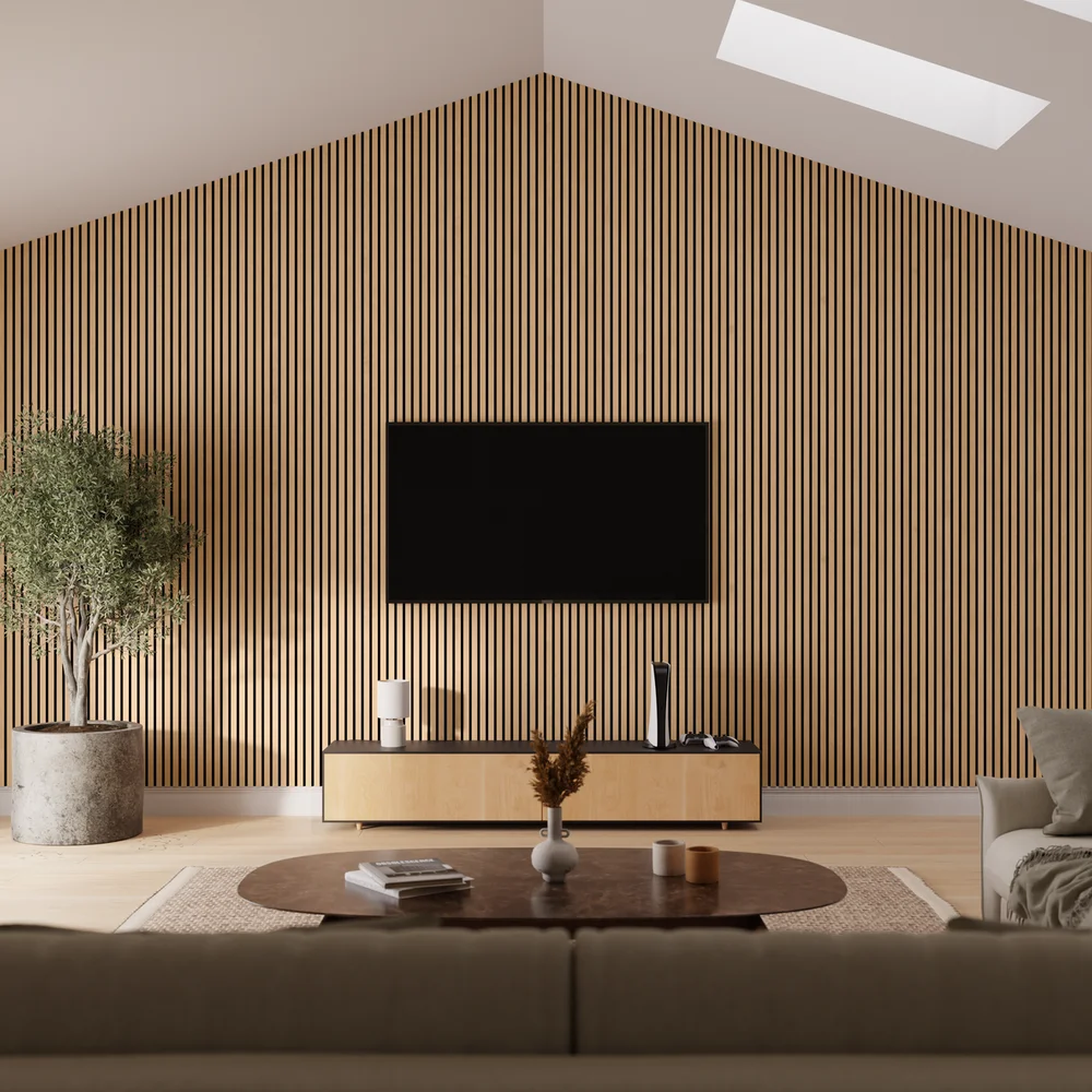 BY VENØ PREMIUM AKUSTIKK SPILEPLATE OLJET EIK 2400X600X19 MM v:2653710 BY VENØ PREMIUM AKUSTIKK SPILEPLATE OLJET EIK 2400X600X19 MM v:2653710