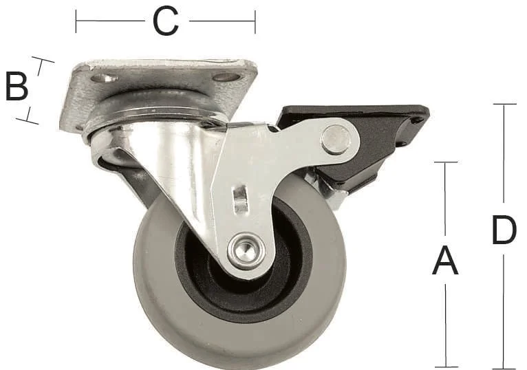 Habo 410 møbelhjul v:4087220