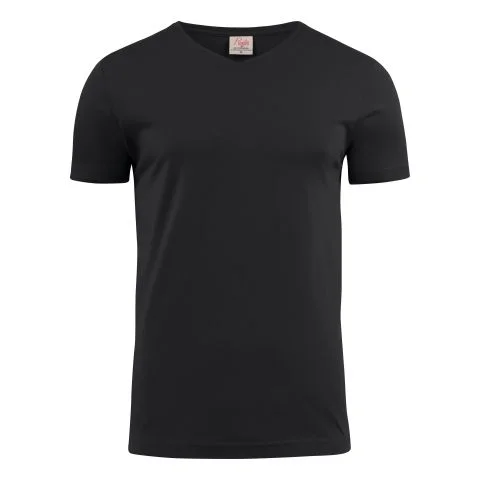 Heavy V-neck Printer T-skjorte 3120992