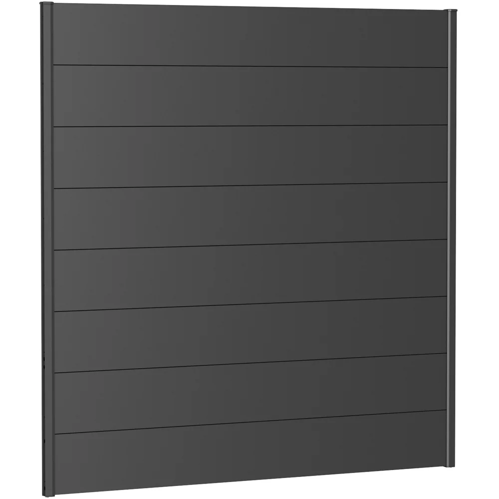 BIOHORT VEGGPANEL FOR LEVEGG UTEN AKRYLGLASS 180X180 MØRK GRÅ METALLIC v:8606760 BIOHORT VEGGPANEL FOR LEVEGG UTEN AKRYLGLASS 180X180 MØRK GRÅ METALLIC v:8606760