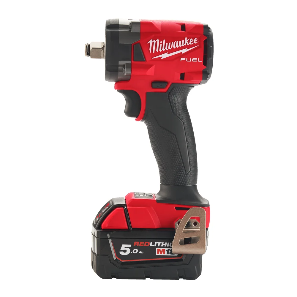 Milwaukee Muttertrekker 1/2", M18 FIW2F12-502X, inkl. 2x5 Ah batterier og lader v:8561224