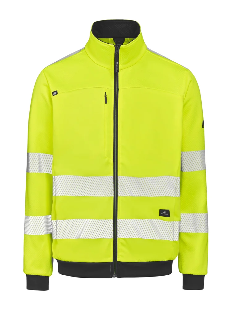 BJÖRNKLÄDER SWEATSHIRT FULLZIP VARSEL NEO 418-3 GUL v:1232381 BJÖRNKLÄDER SWEATSHIRT FULLZIP VARSEL NEO 418-3 GUL v:1232381