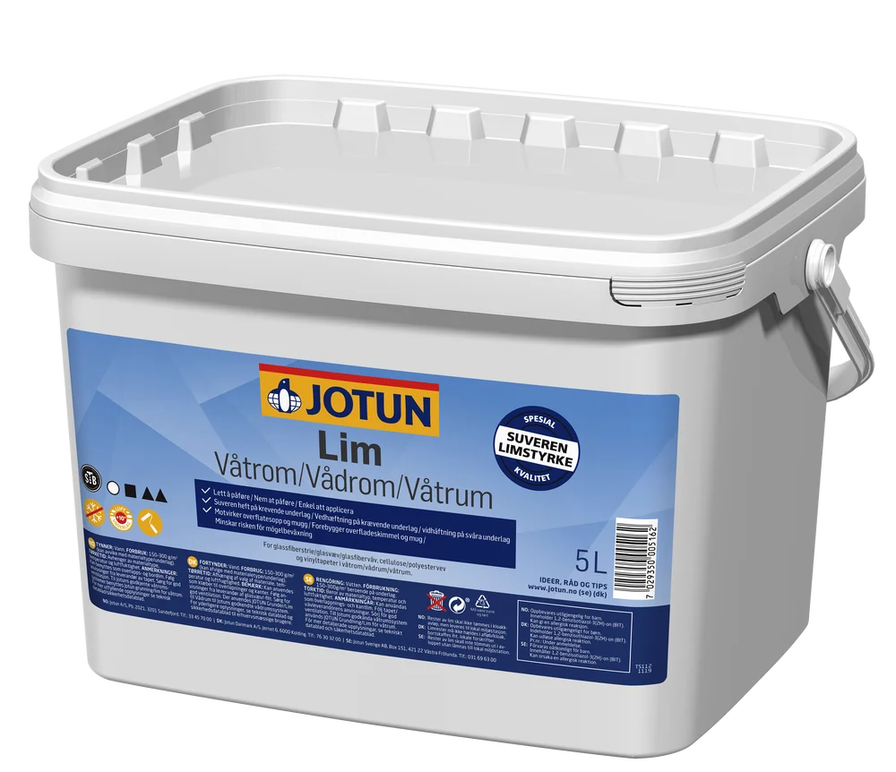 Jotun lim våtrom 5l vegglim v:9721251