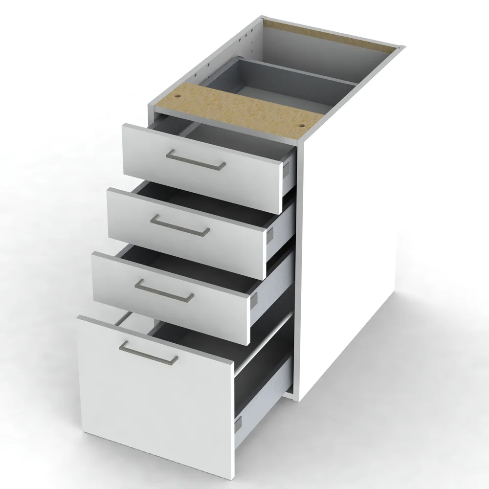 SKAP 4 SK 40 SYSTEM KL HVIT/EIK v:6692976