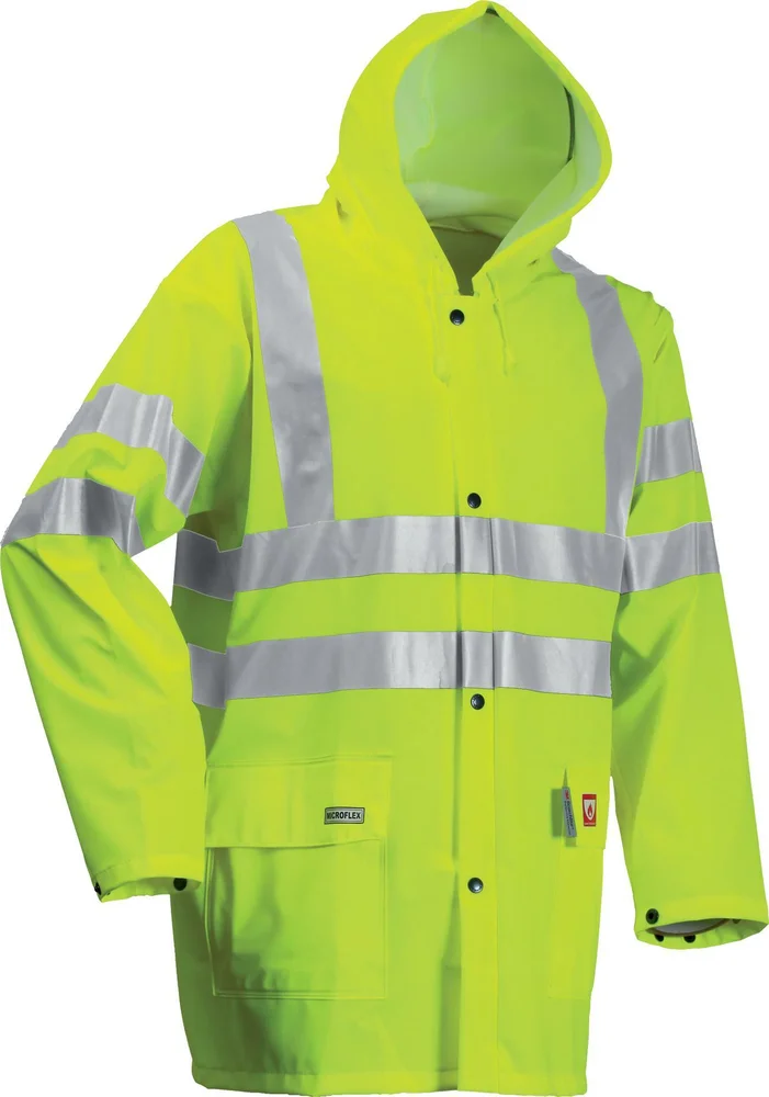 LYNGSOE RAINWEAR FLAMMEHEMMENDE REGNJAKKE PU GUL KL. 3 v:5609747 LYNGSOE RAINWEAR FLAMMEHEMMENDE REGNJAKKE PU GUL KL. 3 v:5609747