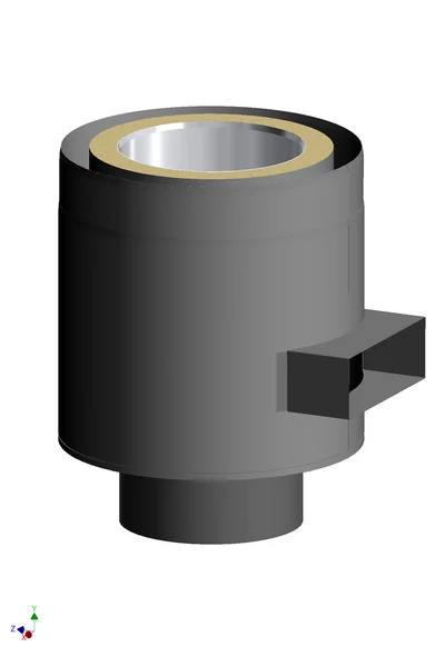 STARTRØR TILLUFT Ø150 SORT PMV25 v:9703917 STARTRØR TILLUFT Ø150 SORT PMV25 v:9703917