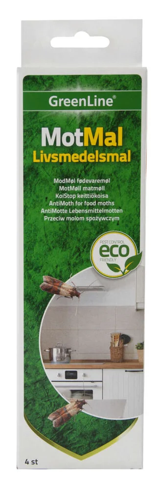 Greenline MotMøll matmøllfelle 4 pk v:9704715