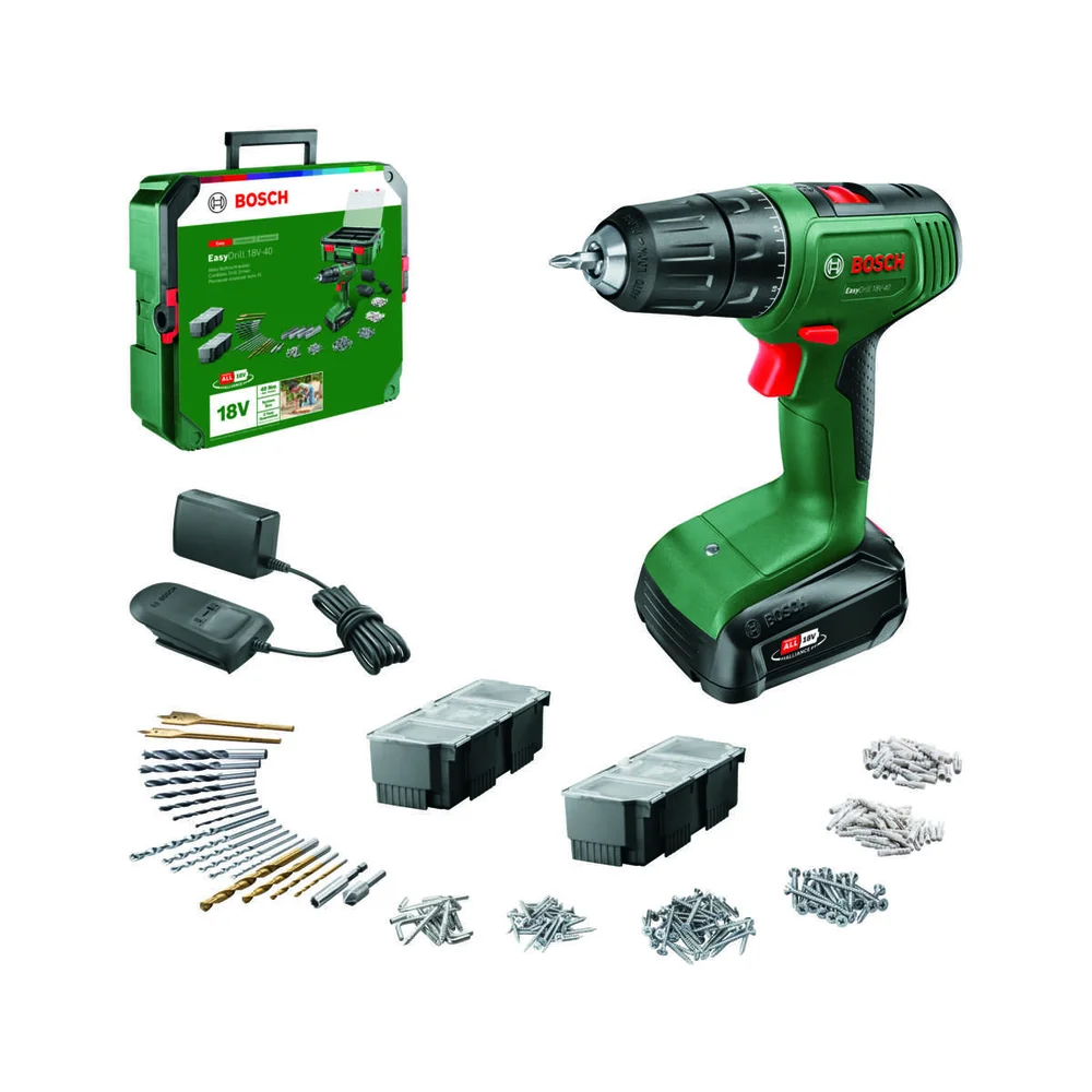 Bosch Easy drill 18V-40 + SystemBox m/batteri v:6965407