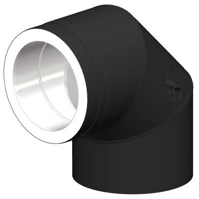 RØRBEND 90GR M/LUKE Ø150 SORT PMS25 v:9322411 RØRBEND 90GR M/LUKE Ø150 SORT PMS25 v:9322411