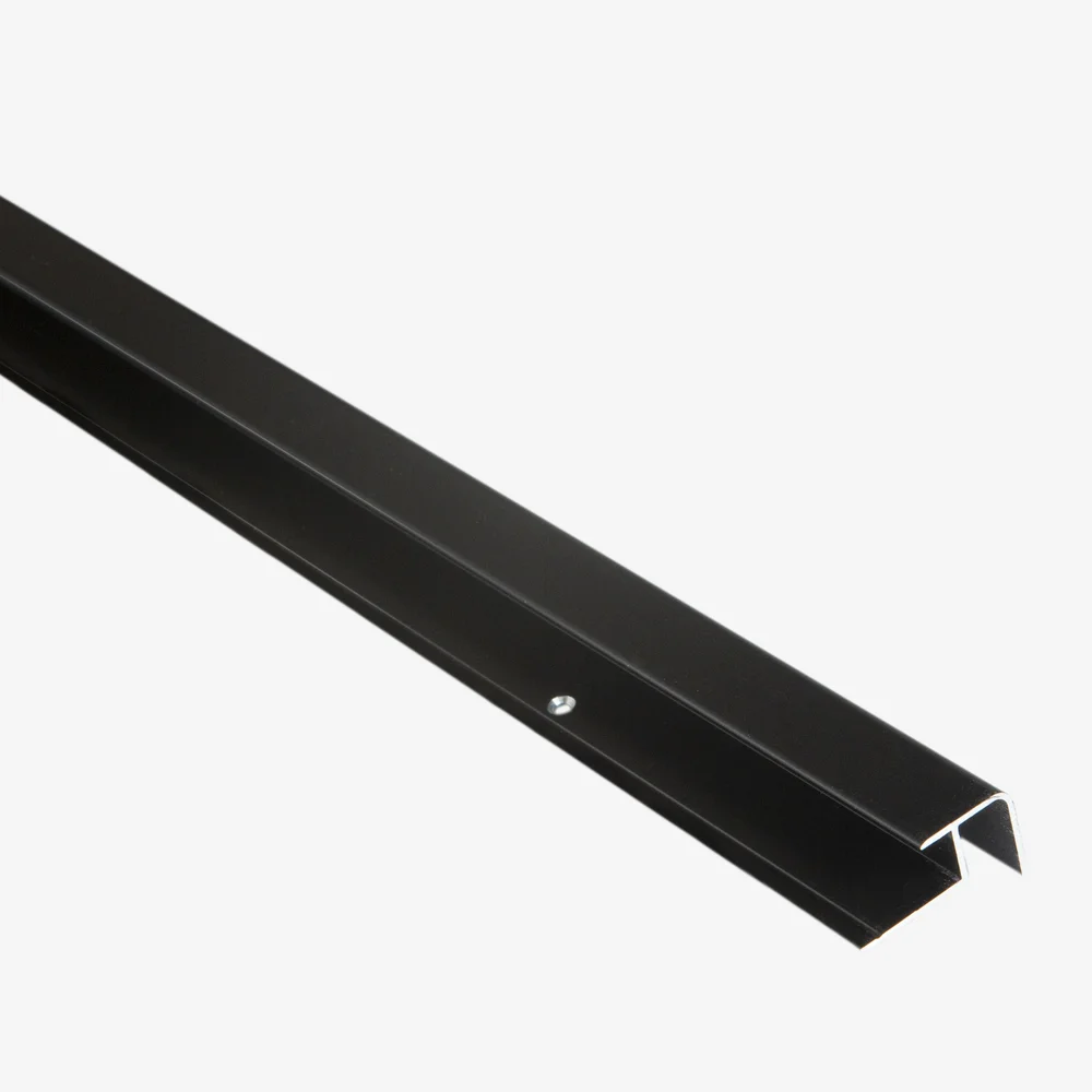 Hjørneprofil utvendig sort aluminium 3000 mm v:2226367