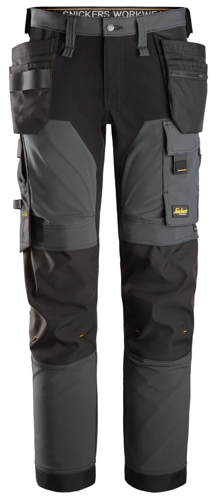 Bukse softshell grå/sort str 124 v:6825310