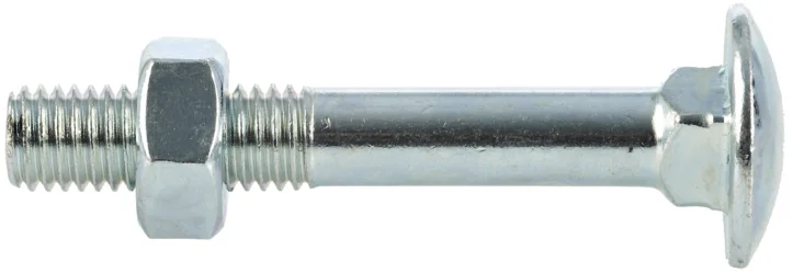 Låseskrue elforsinket m/mutter 12×130 mm delgjenget DIN603/934 25 stk v:1153459 Låseskrue elforsinket m/mutter 12×130 mm delgjenget DIN603/934 25 stk v:1153459