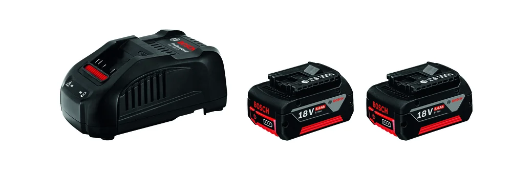 Batterisett 18v-li 2x6ah med lader i kartong v:3950183