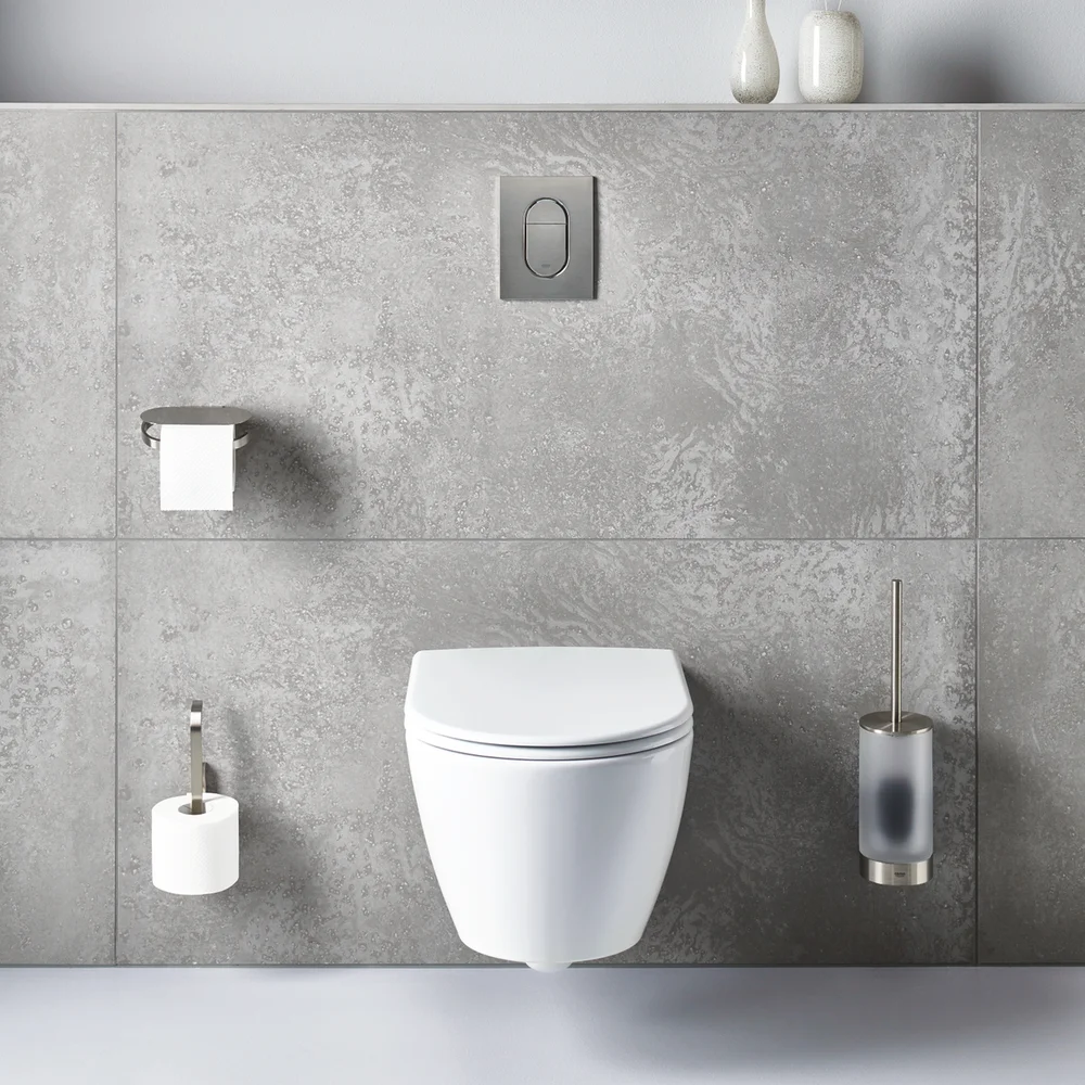 GROHE SELECTION TOALETTRULLHOLDER MED LOKK SUPERSTEEL v:5790308