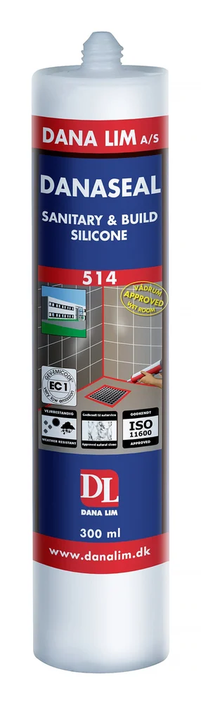 Dana Lim Fugemasse silikon 514 transparent, 300 ml v:2714127 Dana Lim Fugemasse silikon 514 transparent, 300 ml v:2714127