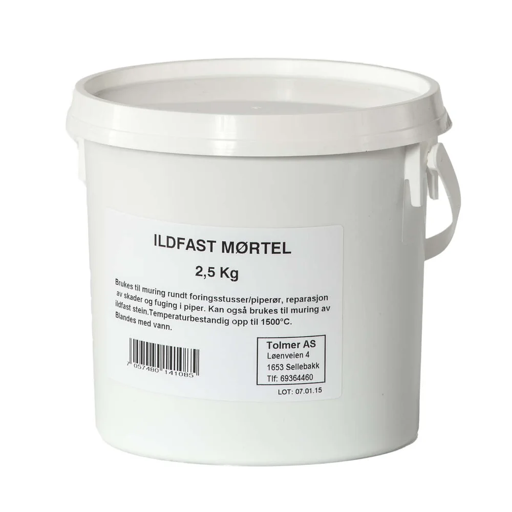 Tolmer ildfast mørtel v:6190434 Tolmer ildfast mørtel v:6190434