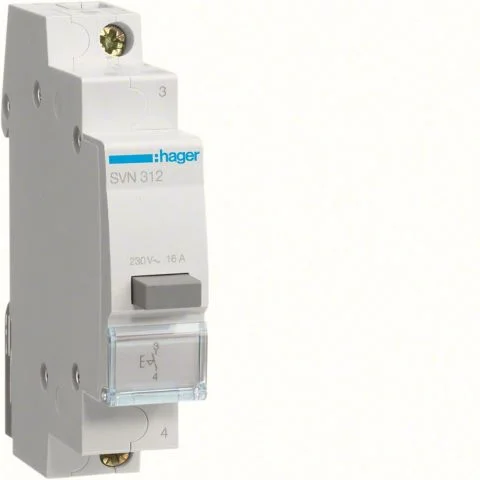 SVN312 Hager Trykkstrømbryter 3027789