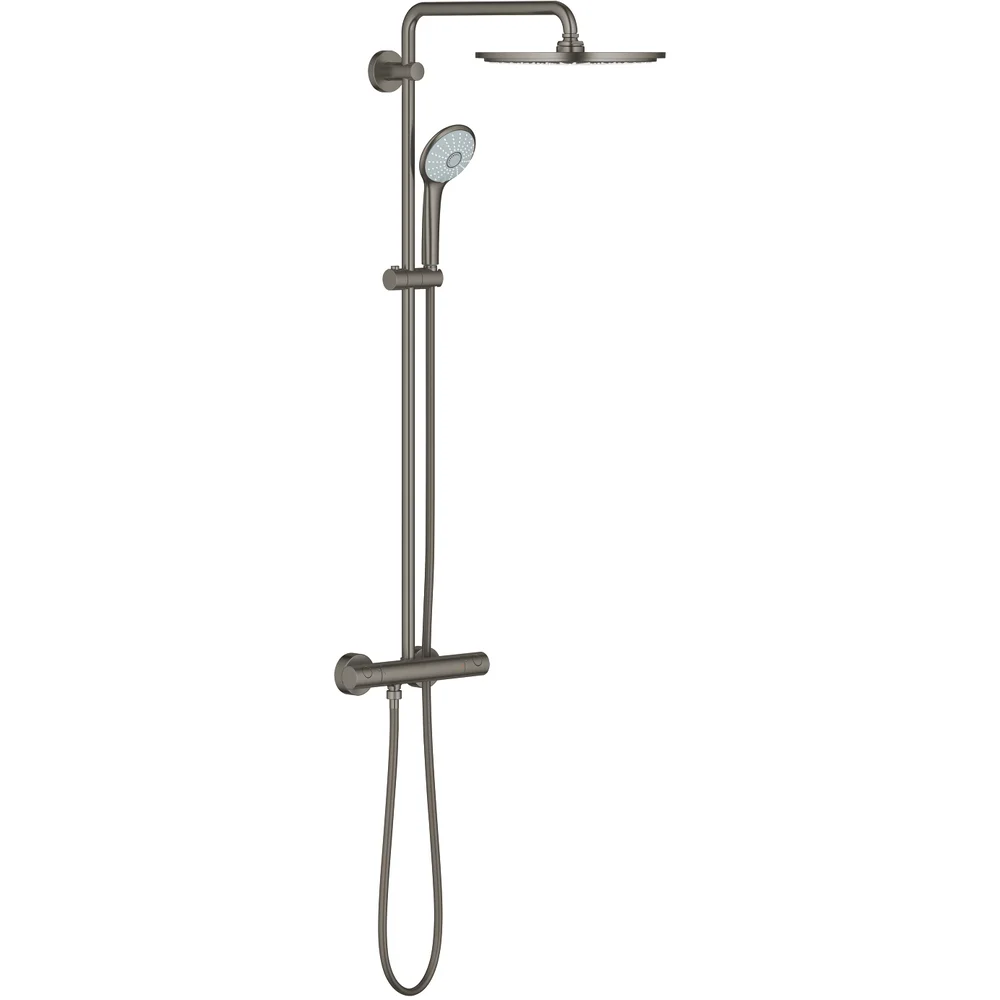 GROHE EUPHORIA DUSJSYSTEM 310 M/DUSJBATTERI BØRSTET HARD GRAPHITE v:5436518 GROHE EUPHORIA DUSJSYSTEM 310 M/DUSJBATTERI BØRSTET HARD GRAPHITE v:5436518