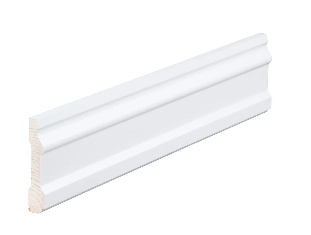 Karmlist furu hvit bomull S0502-Y 16x70x4400 mm v:4855379 Karmlist furu hvit bomull S0502-Y 16x70x4400 mm v:4855379