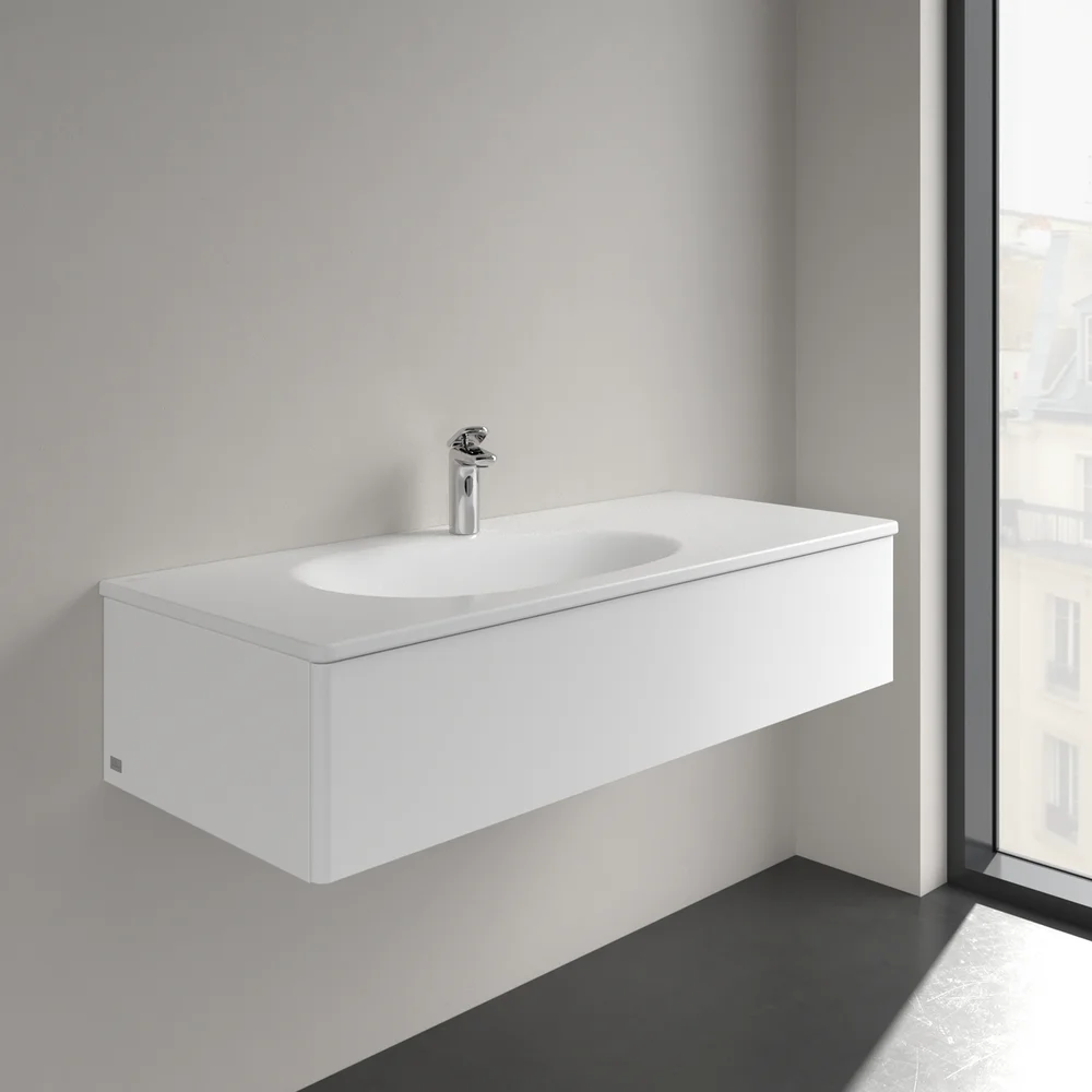 V&B ANTAO SERVANT C+ 120X50 U/OVERLØP STONE WHITE v:1251541