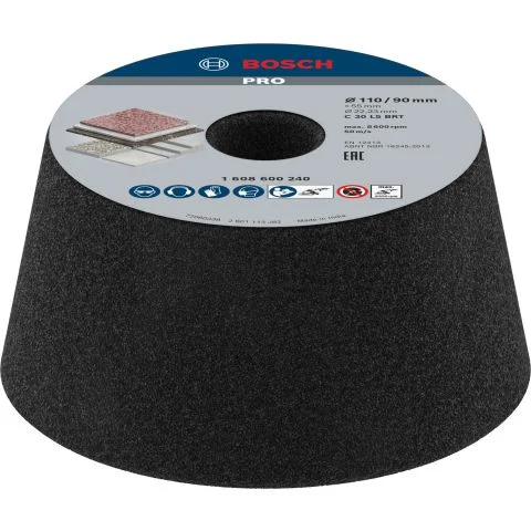 PRO Stone 1608600240 Bosch Slipeskål 4100572 PRO Stone 1608600240 Bosch Slipeskål 4100572