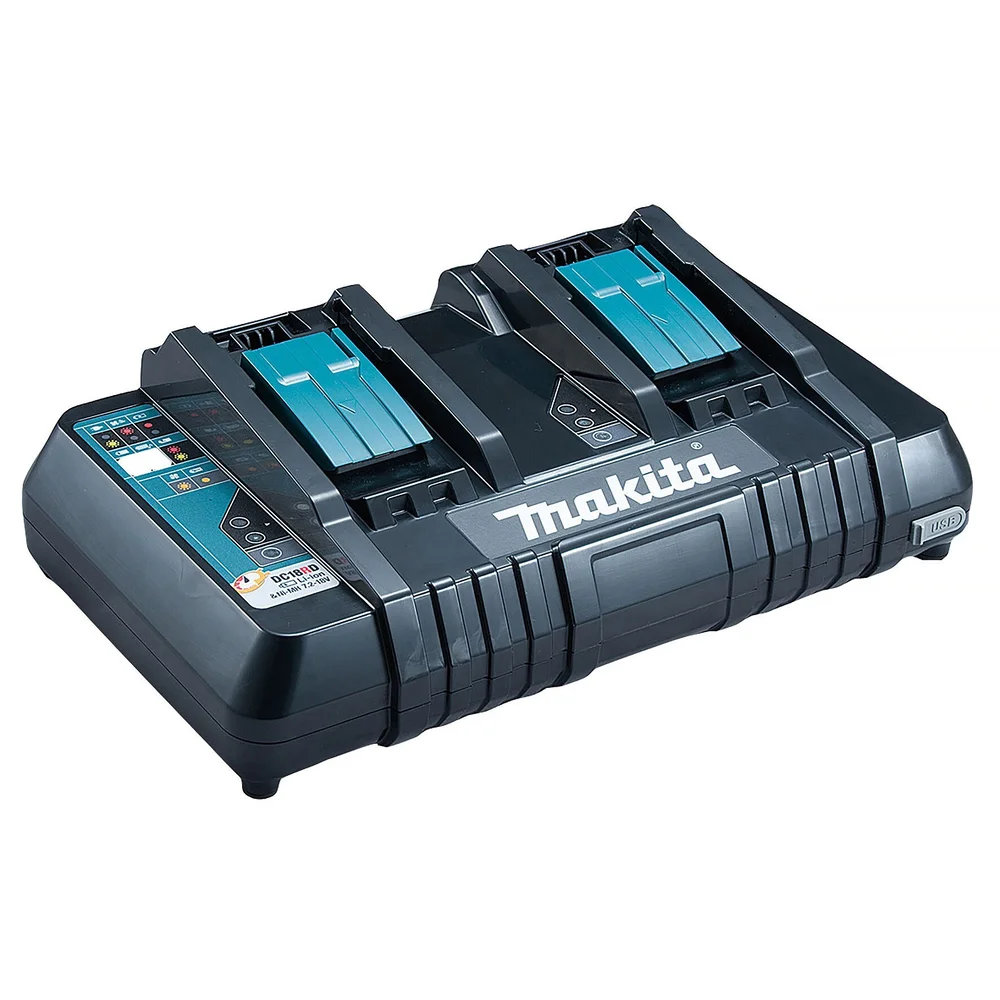 Makita Batterilader LXT DC18RD, 2-ports 14,4V-18V v:5425608
