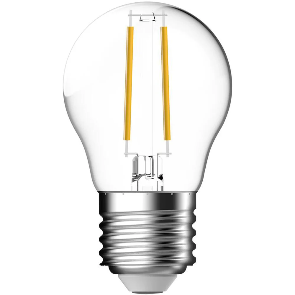 ENERGETIC PÆRE E27 FILAMENT G45 4,8W 470LM 2700K KLAR v:8304424 ENERGETIC PÆRE E27 FILAMENT G45 4,8W 470LM 2700K KLAR v:8304424