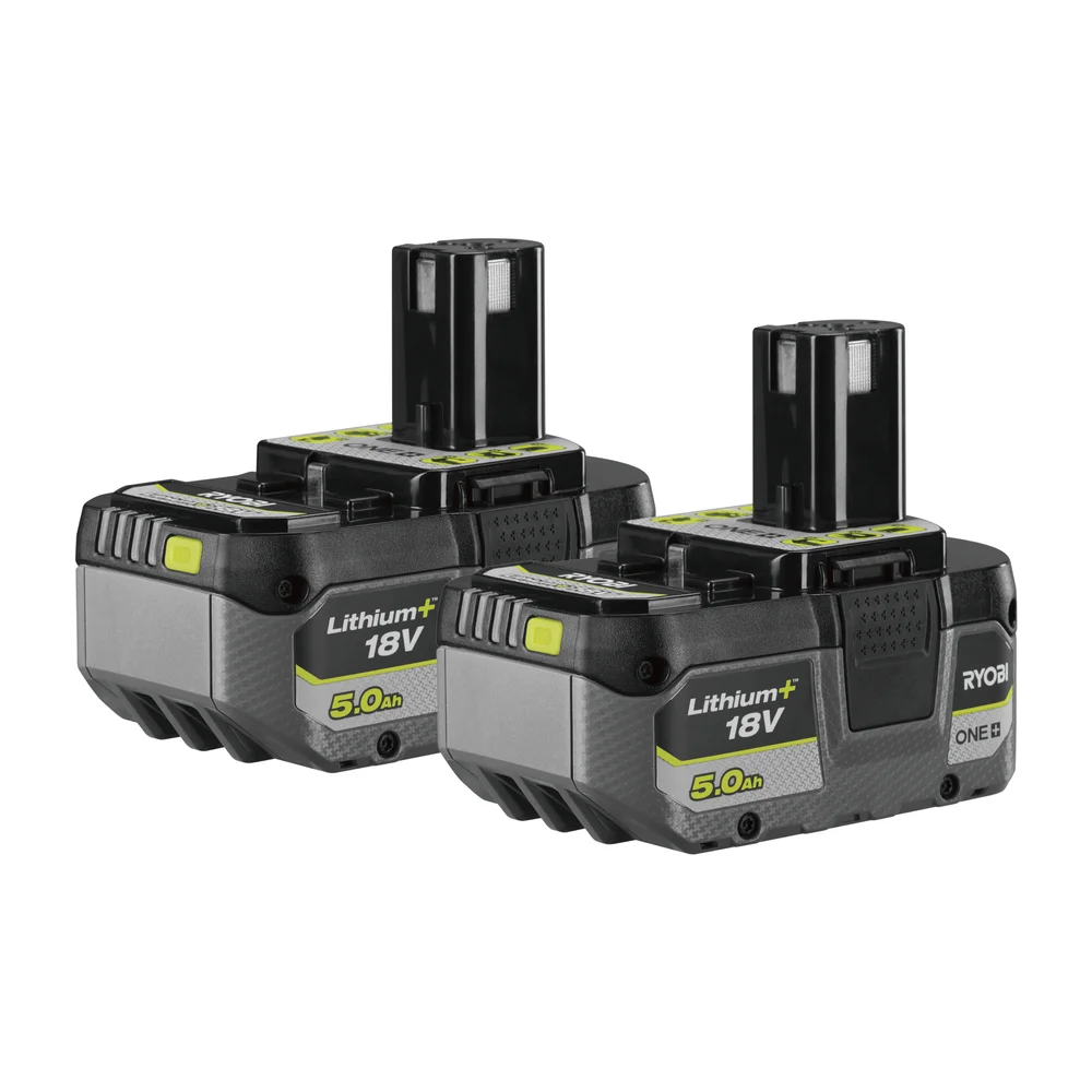 Ryobi batteri RB1850X2F12 18 V 5,0 Ah, 2 stk Lithium+ v:4143279